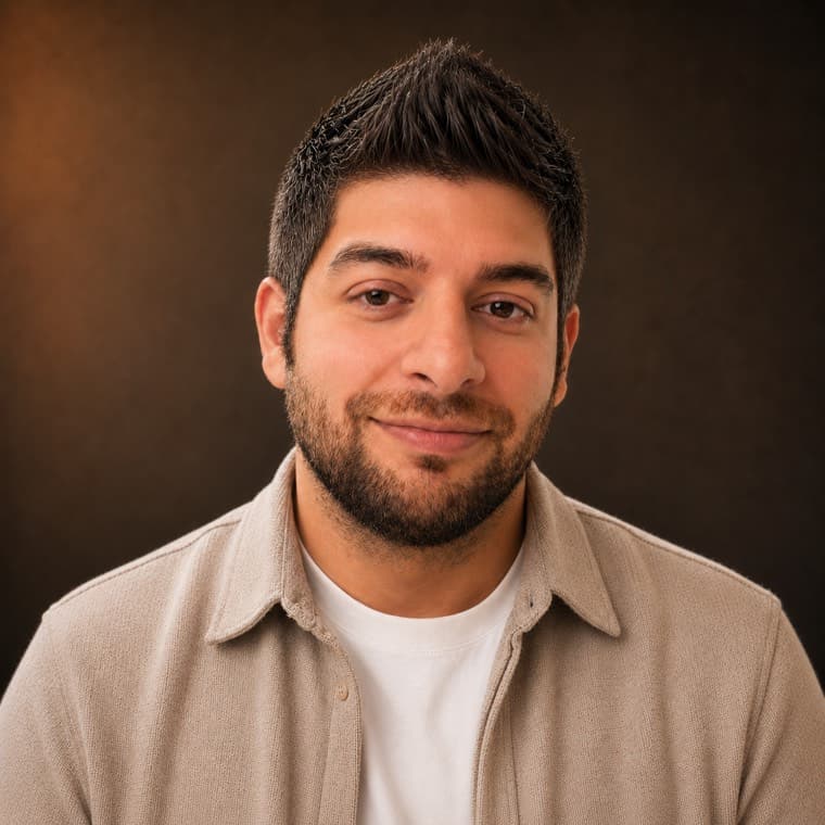 Alireza — warm-lit portrait